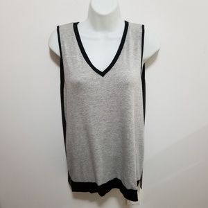 Drew grey sleeveless sweater dress